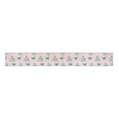 Coquette Pink Christmas Tree Grosgrain Ribbon Grosgrain Lint (Voorkant)