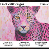  Coquette Pink Leopard Mosaic Style EN4R Decoupage Tissuepapier
