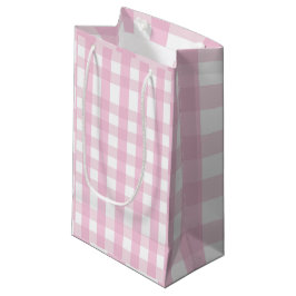 Coquette Pink Plaid Klein Cadeauzakje