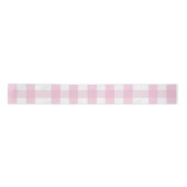 Coquette Pink Plaid Satijnen Lint (Voorkant)