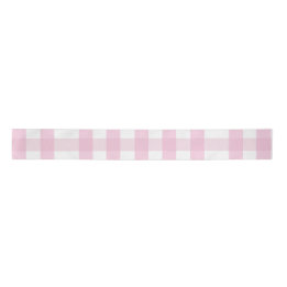 Coquette Pink Plaid Satijnen Lint