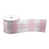 Coquette Pink Plaid Satijnen Lint (Spoel)