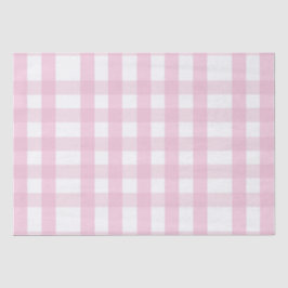 Coquette Pink Plaid Tissuepapier