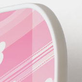 Coquette Pink Snowflake Playnaam Pickleball Paddle (Links Detail)