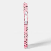 Coquette Pink Teddy Bear Seamless Pattern Case-Mate iPhone Case (Achterkant / Links)