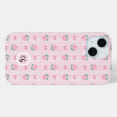 Coquette Plaid lint & Roos Roze Case-Mate iPhone Case (Achterkant (horizontaal))