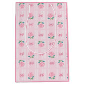 Coquette Plaid lint & Roos Roze Medium Cadeauzakje (Voorkant)