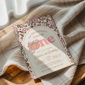 Coquette Pompoen Herfst Bloemen 1e Verjaardag Kaart