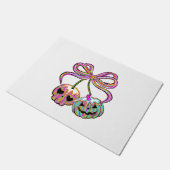 Coquette Pompoen Kersen Halloween Deurmat (Schuin)