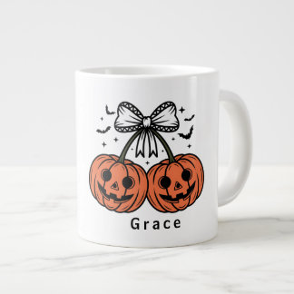 Coquette Pompoen Kersen Persoonlijke Halloween Grote Koffiekop