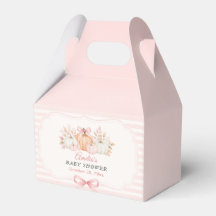 Coquette Pompoen Roze Strik Baby Shower