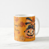 Coquette Pompoen Specerijen Halloween Koffiemok (Voorkant rechts)
