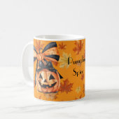 Coquette Pompoen Specerijen Halloween Koffiemok (Voorkant links)