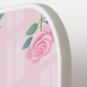 Coquette Preppy Plaid lint en Roos Pickleball Paddle (Links Detail)