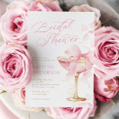 Coquette Prosecco Bruids Douche Uitnodiging