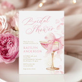 Coquette Prosecco Bruids Douche Uitnodiging