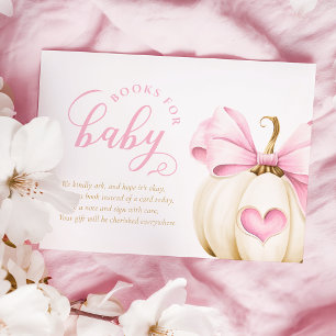 Coquette Pumpkin Girl Boeken voor Baby Informatiekaartje