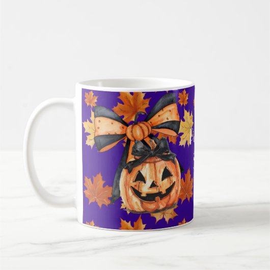 Coquette Pumpkin Spice Halloween  Koffiemok (Links)
