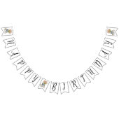 Coquette Puppy Verjaardagsfeest Bunting Flags Vlaggetjes (Alle)