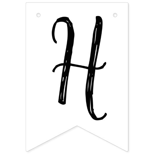 Coquette Puppy Verjaardagsfeest Bunting Flags Vlaggetjes (Tweede vlag)