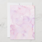 Coquette Purple Butterfly Twins Baby Shower Kaart (Achterkant)