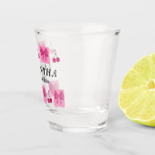 Coquette Red Cherry Bow Bachelorette 21 Verjaardag Shot Glas (Rechts)
