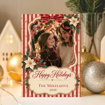 Coquette Retro Candy Streep Foto Kerstmis