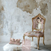 Coquette Romantisch Barok Portret Vogel Bloemen Tissuepapier