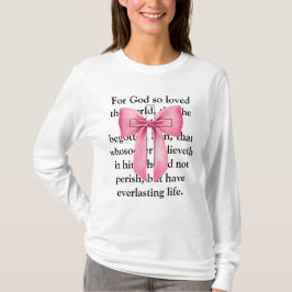 Coquette Roze Bijbel Verse Cross Sweatshirt