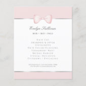 Coquette roze boeg flyer (Voorkant)