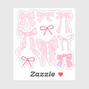 Coquette Roze Bogen Romantisch Sticker