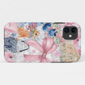 Coquette roze boog collage Hoesje (Achterkant (horizontaal))