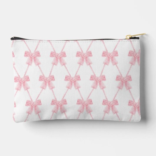 Coquette roze boog gepersonaliseerd etui (Achterkant)