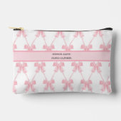 Coquette roze boog gepersonaliseerd etui (Voorkant)