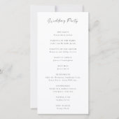 Coquette Roze Bow Eenvoudige Huwelijksceremonie Pr (Achterkant)