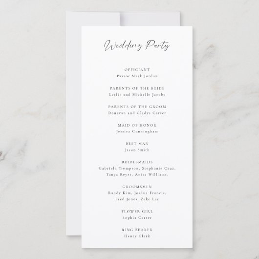 Coquette Roze Bow Eenvoudige Huwelijksceremonie Pr (Achterkant)