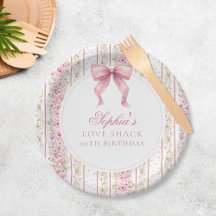Coquette Roze Bow Love Shack Verjaardag