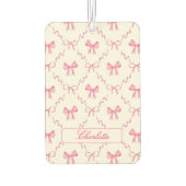 Coquette Roze Bow Luchtverfrisser (Achterkant)