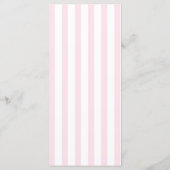 Coquette Roze Citroenen Baby Shower Menu (Achterkant)