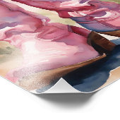 Coquette Roze Cowgirl laarzen Foto Afdruk (Hoek)