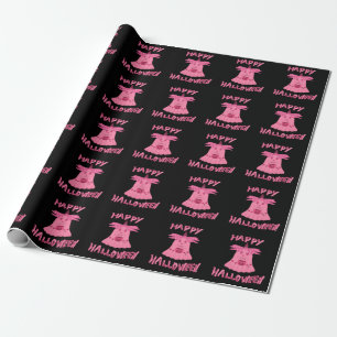 Coquette Roze Geest Gelukkig Halloween Digitale Ku Cadeaupapier