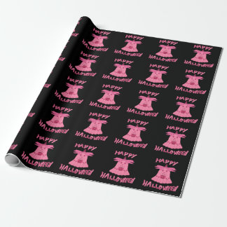 Coquette Roze Geest Gelukkig Halloween Digitale Ku Cadeaupapier