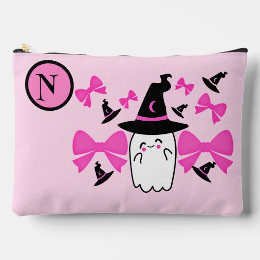 Coquette Roze Halloween Ghost Witch Kostuum Etui (Voorkant)