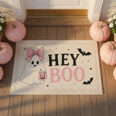 Coquette Roze Hey Boo Geest Halloween Deurmat