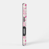Coquette Roze Kersen Hartjes iPhone Hoesje (Rechterkant)