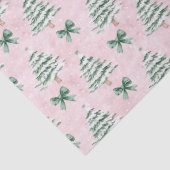 Coquette Roze Kerstboom Tissuepapier (Detail)