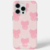 Coquette roze lint boog Case-Mate iPhone case (Achterkant)