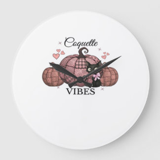 Coquette Roze Pompoen Kat Klassiek T-Shirt Grote Klok