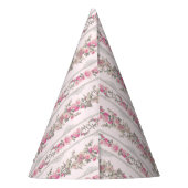 Coquette Roze Shabby Chick Love Shack Meisjesacht Feesthoedjes (Achterkant)