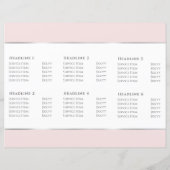 Coquette roze strik brochure (Achterkant)